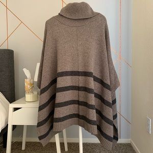 Banana Republic Factory Striped Poncho